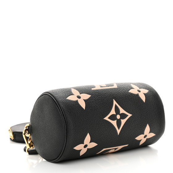 【希少】 LOUIS VUITTON Monogram Giant Papillon BB バッグ LOUIS VUITTON Empreinte Monogram Giant Papillon BB Black
