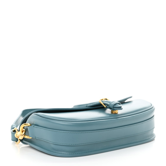 CHRISTIAN DIOR Box Calfskin East West Bobby Bag Blue 1674058