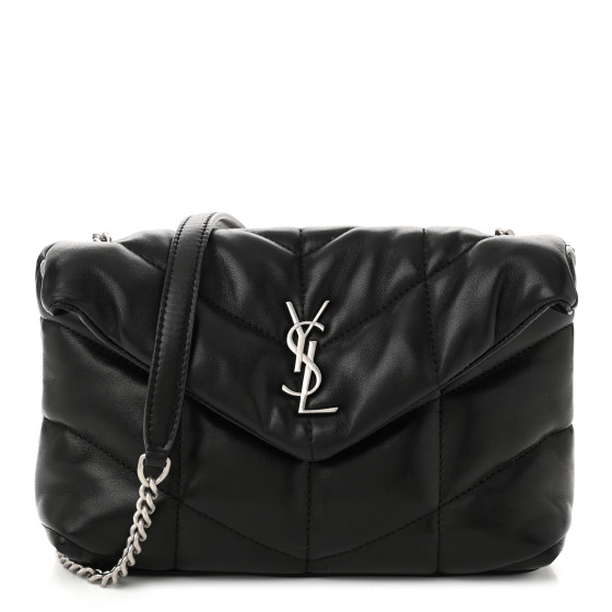 Saint Laurent正規品/送料関税込み Satchel bag small SAINT LAURENT Calfskin Y Quilted Monogram Small Loulou Chain
