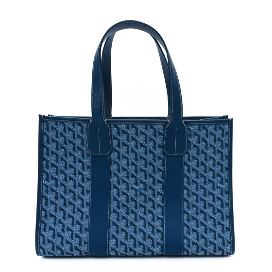 Goyard 幾何学模様 ボストンバッグ　青 GOYARD Goyardine Saint Louis GM Sky Blue 1687466 | FASHIONPHILE