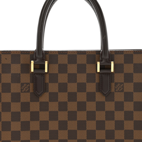 LOUIS VUITTON Damier Ebene Venice Sac Plat 1673002