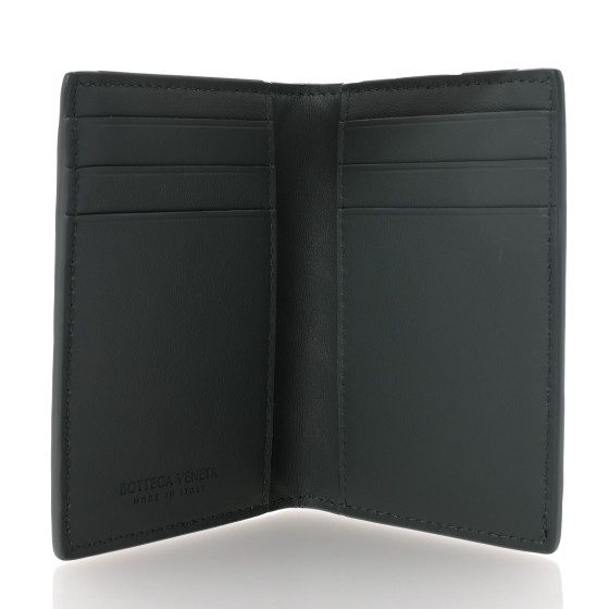 ★Bottega Veneta★Bi-Fold Wallet★Thunder BOTTEGA VENETA Nappa Maxi Intrecciato Bi-Fold Card Holder