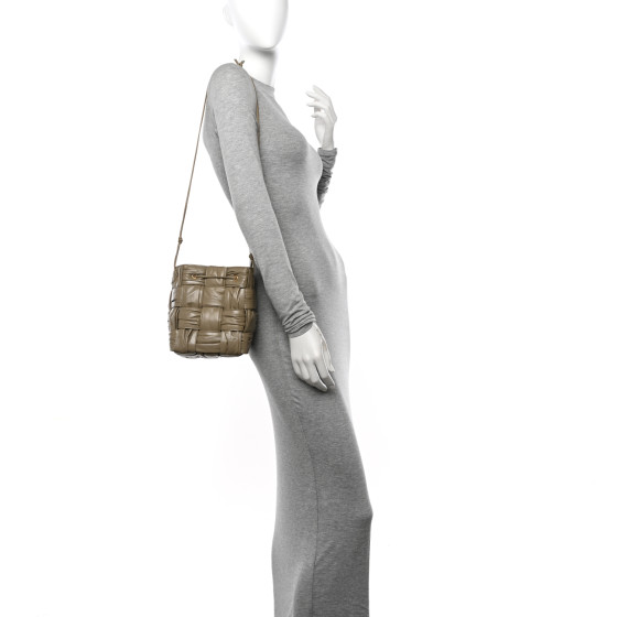 ファッション雑貨・小物その他 BOTTEGA VENETA Pietra Intreccio foulard Bottega Veneta Foulard Intrecciato Leather Shoulder Bag New