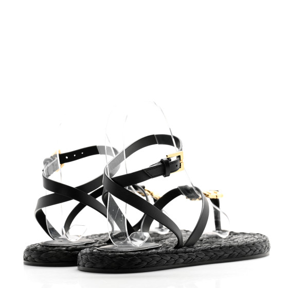 【GIVENCHY】SANDALS Givenchy 4G Leather Strap Flat Sandals | Neiman Marcus