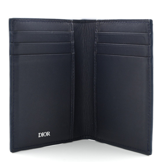 Christian Dior / CD Diamond 2つ折りウォレット CHRISTIAN DIOR Coated Canvas Calfskin CD Diamond Bifold