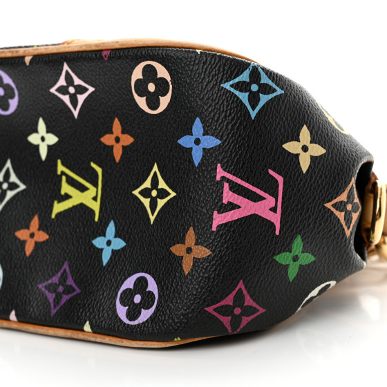 【美品】LOUIS VUITTON　Monoguram Pointillism LOUIS VUITTON Monogram Multicolor Alligator Marilyn Black
