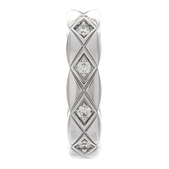 気品ある輝き♪【CHANEL】Coco Single Earring 18k White Gold Coco Crush Single Earring White Gold - J12687 | CHANEL