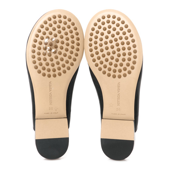 Leather ballet flats Bottega Veneta Beige size 40 EU in