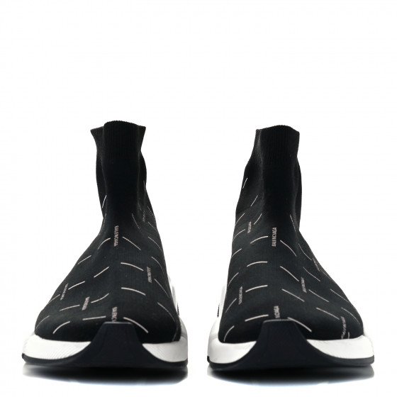 BALENCIAGA Technical 3D Recycled Knit Allover Logo Licence