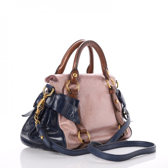 バッグ MIUMIU BAULETTO A VITELLO LUX POMICE TU MIUMIU BAULETTO A VITELLO LUX POMICE TU - メルカリ
