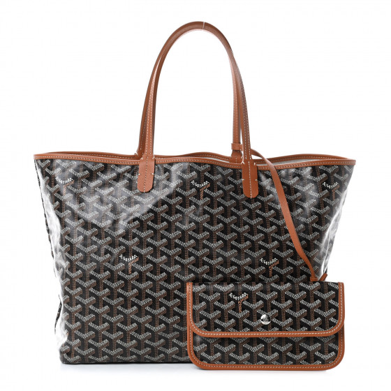 GOYARD Goyardine Saint Louis PM Black Gold 844729 | FASHIONPHILE