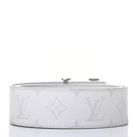 Louis Vuitton ホワイトレザーベルト Louis Vuitton ホワイトレザーベルト - メルカリ