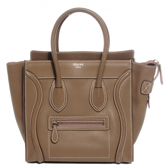 celine micro luggage souris