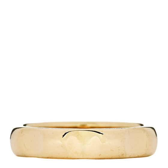 TIFFANY 18K Yellow Gold Diamond Paloma Picasso Groove Ring