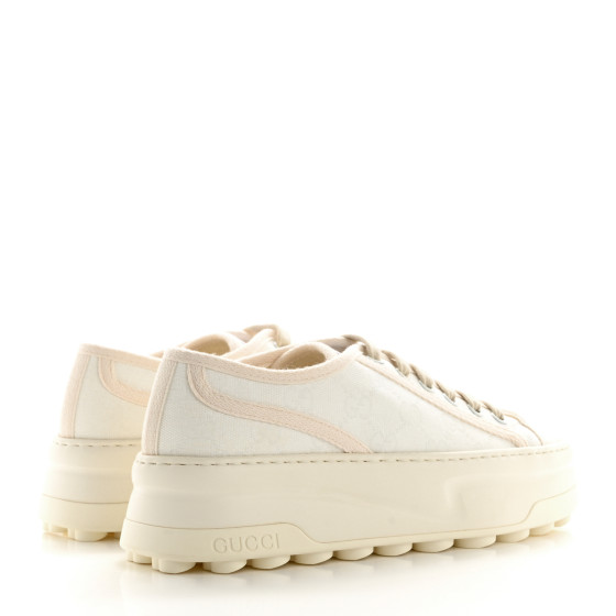 GUCCI GG Monogram Womens 1977 Tennis Platform 52mm Sneakers