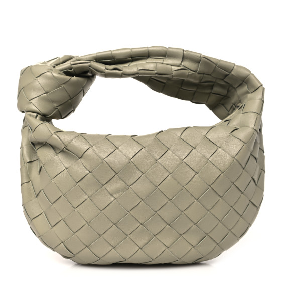 BOTTEGA VENETA Nappa Intrecciato Mini Jodie Travertine