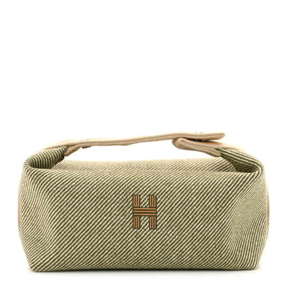 【HERMES】Small Bride-A-Brac H Natte Case Wool & Vert Foret Bride-a-Brac H Natte case, small model | Hermès Australia