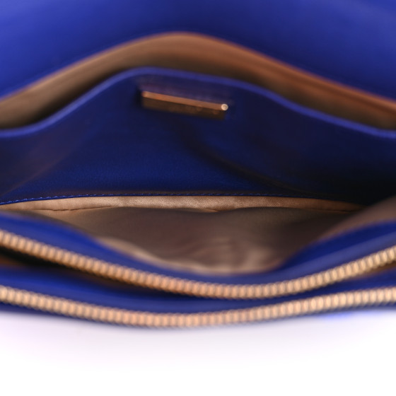 GUILTY PARTIES ヴェルサーチ VERSACE Patent Barocco Quilted Vanitas Chain Pouch Poison