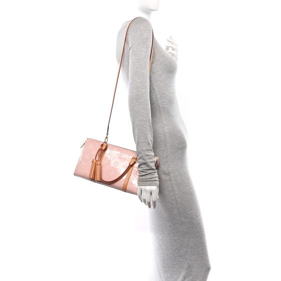 LOUIS VUITTON Vernis Neo Triangle Rose Ballerine 1632357