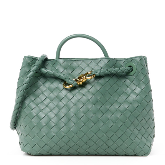 BOTTEGA VENETA Nappa Intrecciato Medium Andiamo Shoulder Bag