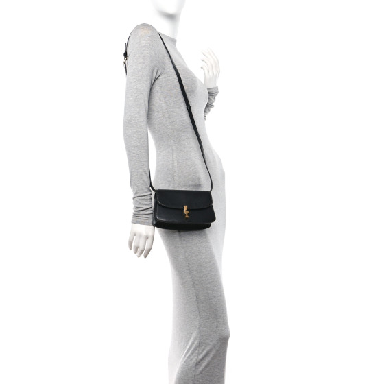THE ROW Smooth Calfskin The Sofia E/W Crossbody Black
