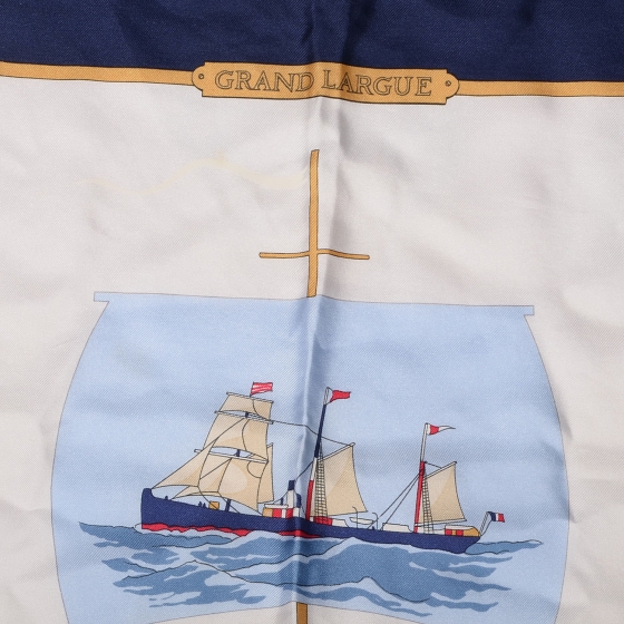 HERMES Silk Grand Largue Scarf 90 65141 | FASHIONPHILE