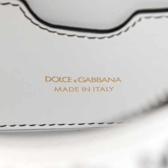 DOLCE & GABBANA Bag White Graffiti Print Clutch Crossbody