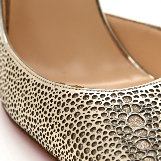 CHRISTIAN LOUBOUTIN Specchio Glitter Galupump 100 Pumps 39