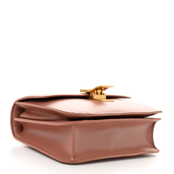 CELINE Box Calfskin Teen Classic Box Flap Bag Antique Rose