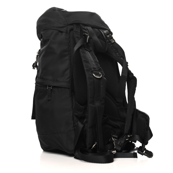 【未使用】希少 PRADA TESSUTO MONTAGNA NERO 2way PRADA Tessuto Nylon Montagna Double Buckle Backpack Black