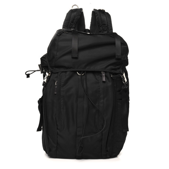 【未使用】希少 PRADA TESSUTO MONTAGNA NERO 2way PRADA Tessuto Nylon Montagna Double Buckle Backpack Black