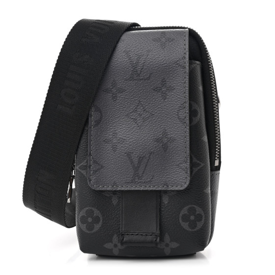 LOUIS VUITTON Monogram Eclipse Reverse Double Phone Pouch NM