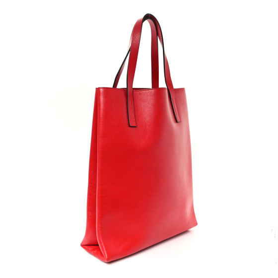 VALENTINO GARAVANI Smooth Calfskin VSling Tote Bag Rouge Pur