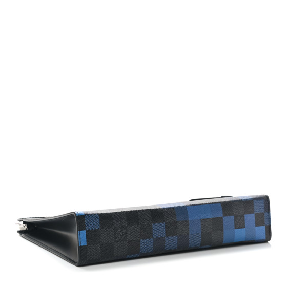 LUIS VUITTON ポーチ LOUIS VUITTON Damier Graphite Pixel Pochette Voyage MM Blue