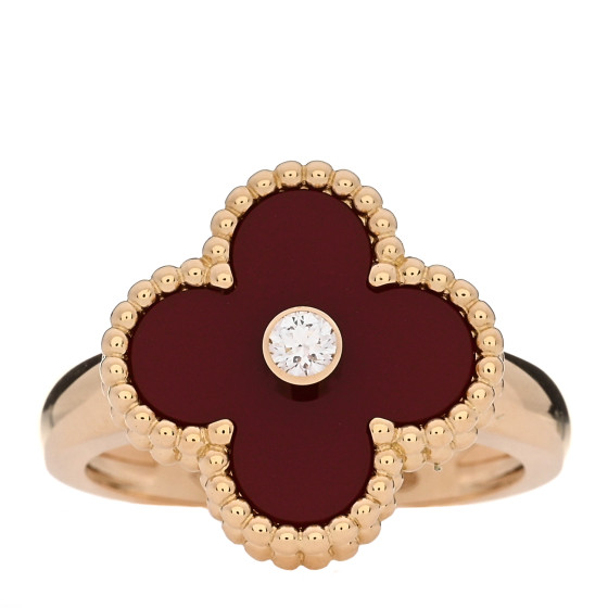 Van Cleef & Arpels VINTAGE ALHAMBRA 18K 指輪【ランク:A】 Vintage Alhambra ring 18K yellow gold- Van Cleef & Arpels