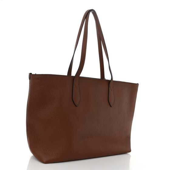 COURONNE●ティベリートート17 Brown Taupe Addison Canvas Knotted-Rope Reversible Tote Bag