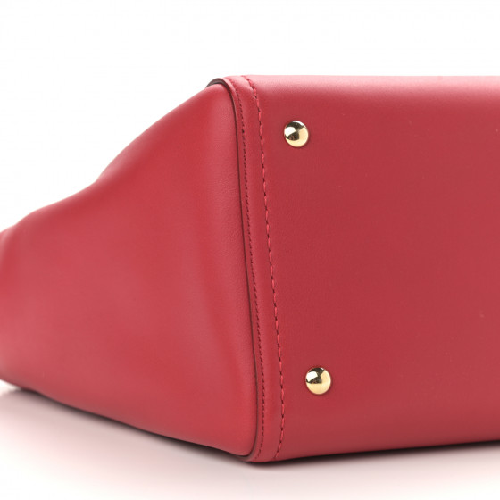 SALVATORE FERRAGAMO Calfskin Small Verve Double Zip Tote