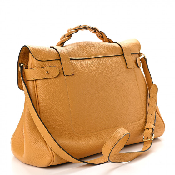 MULBERRY Heavy Grain Oversized Alexa Deep Amber 1030389
