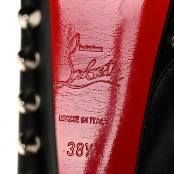 CHRISTIAN LOUBOUTIN Calfskin Lady Clou Spikes VIP 150 Pumps
