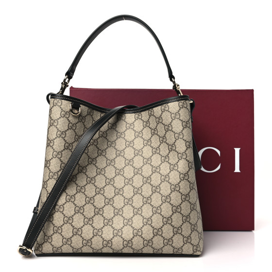 Gucci★素敵！GG Supreme Fora Bucket Bag GUCCI GG Supreme Monogram Flora Small Ophidia Bucket Bag