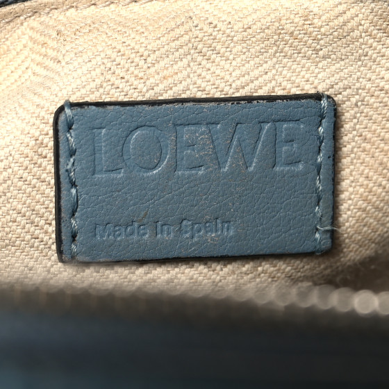 LOEWE Calfskin Small Puzzle Bag Stone Blue 1617934