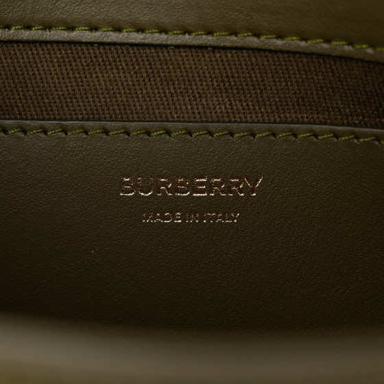 BURBERRY Coated Canvas Calfskin Vintage Check Note Top