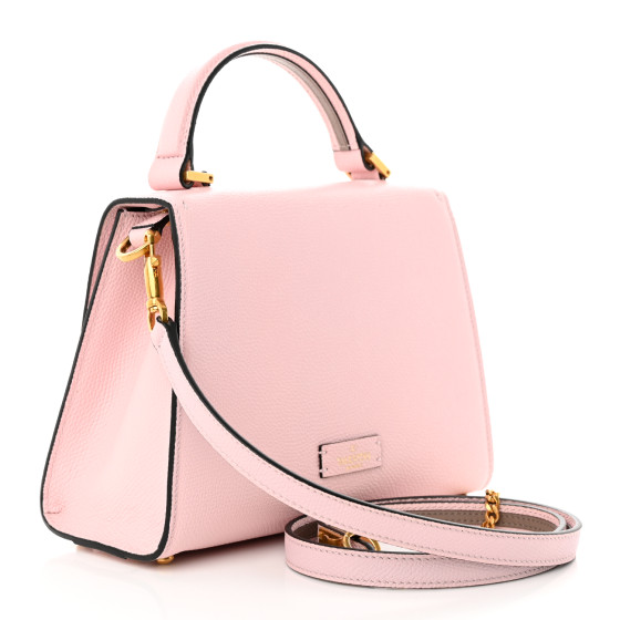 Valentino スモール ハンドバッグ VALENTINO GARAVANI Grainy Calfskin Small VSling Top Handle