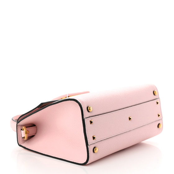 VALENTINO GARAVANI Grainy Calfskin Small VSling Top Handle