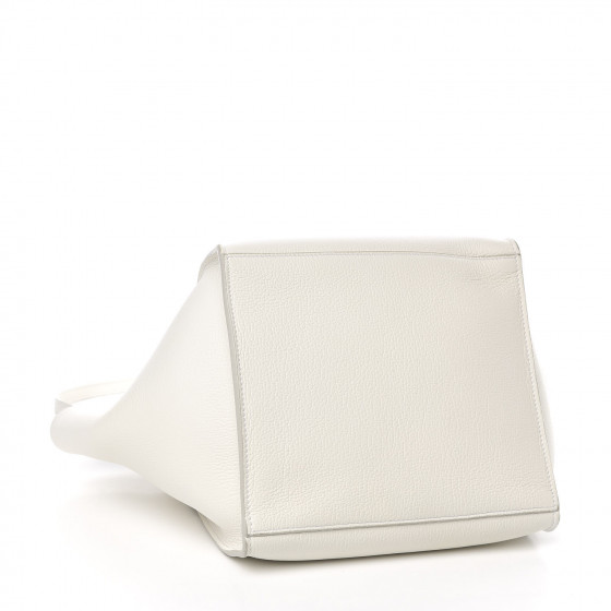 CELINE Supple Grained Calfskin Small Big Bag White 603030