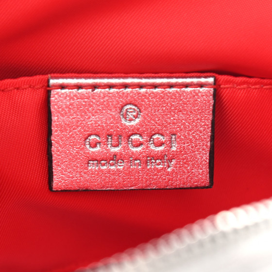 GUCCI Metallic Calfskin Glitter Childrens Rabbit Top Handle
