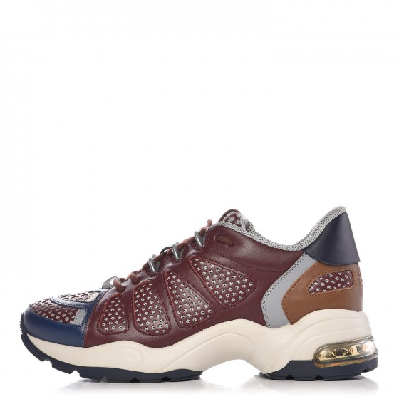 VALENTINO GARAVANI Nappa Mesh Laser Cut Mens X-Ray Sneakers