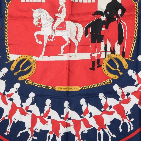 HERMES Silk Manege Scarf 90 64188 | FASHIONPHILE