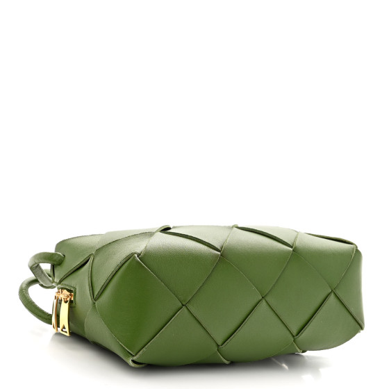 BOTTEGA VENETA Lambskin Maxi Intreccio Small Cassette Camera