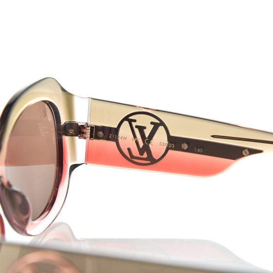 LOUIS VUITTON Acetate Paris Texas Sunglasses Z1134W Pink